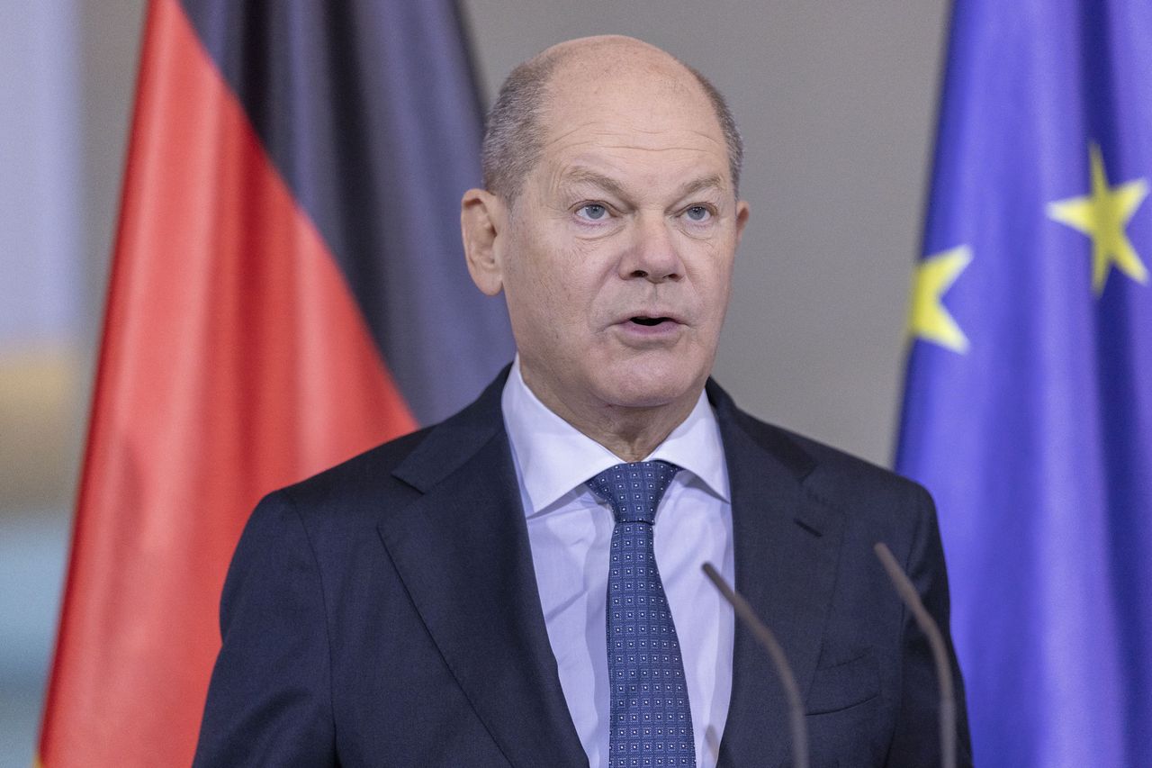 German Chancellor Olaf Scholz