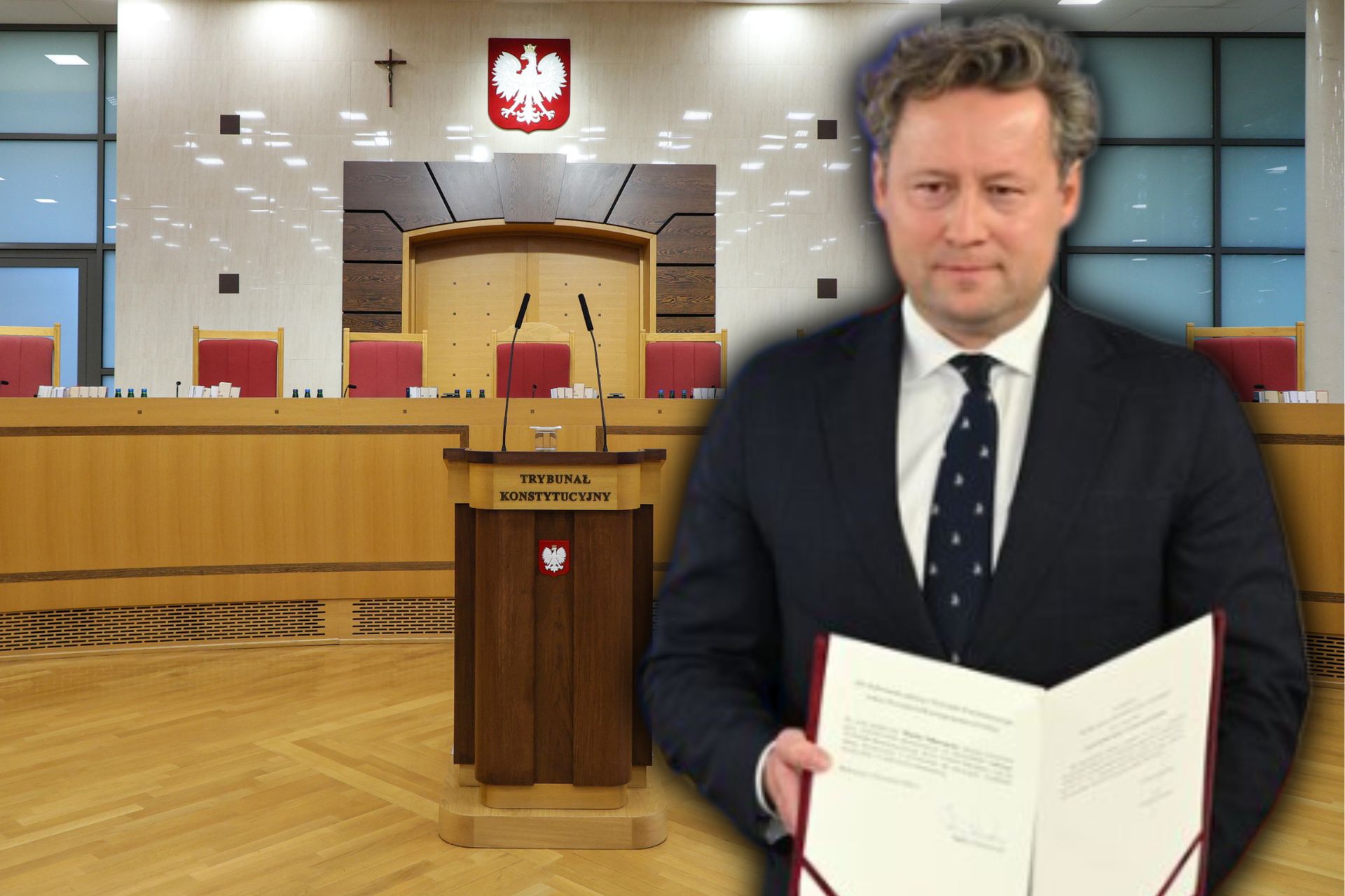 "Trybunał w ruinie prawnej". Nowy sędzia TK o impasie, ślubowaniu i gotowości na reset konstytucyjny