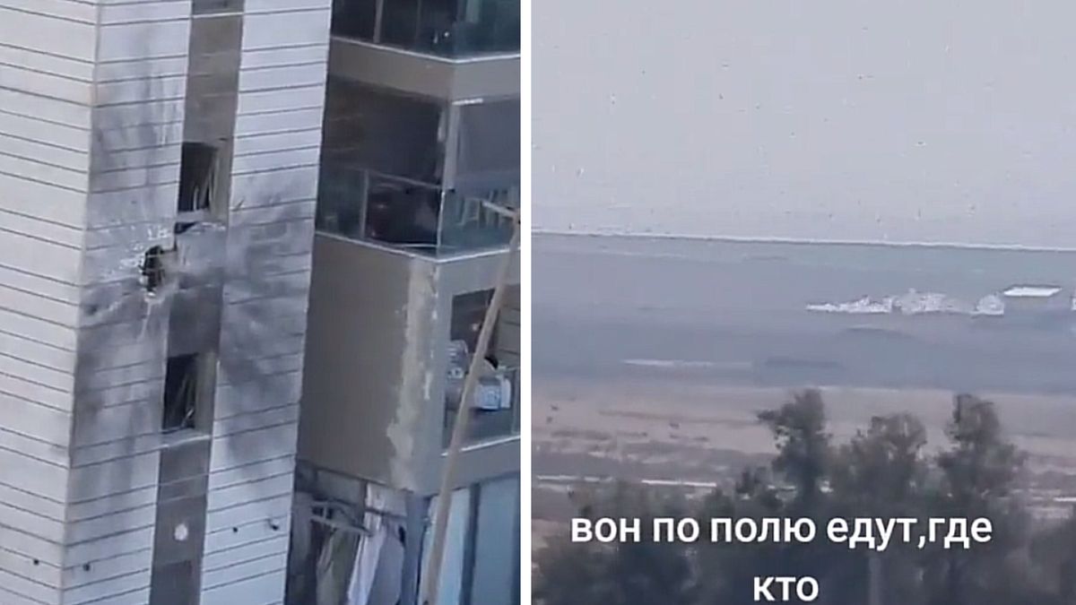 Rosyjskojęzyczny migrant nagrał efekty ataku rakietowego w Izraelu