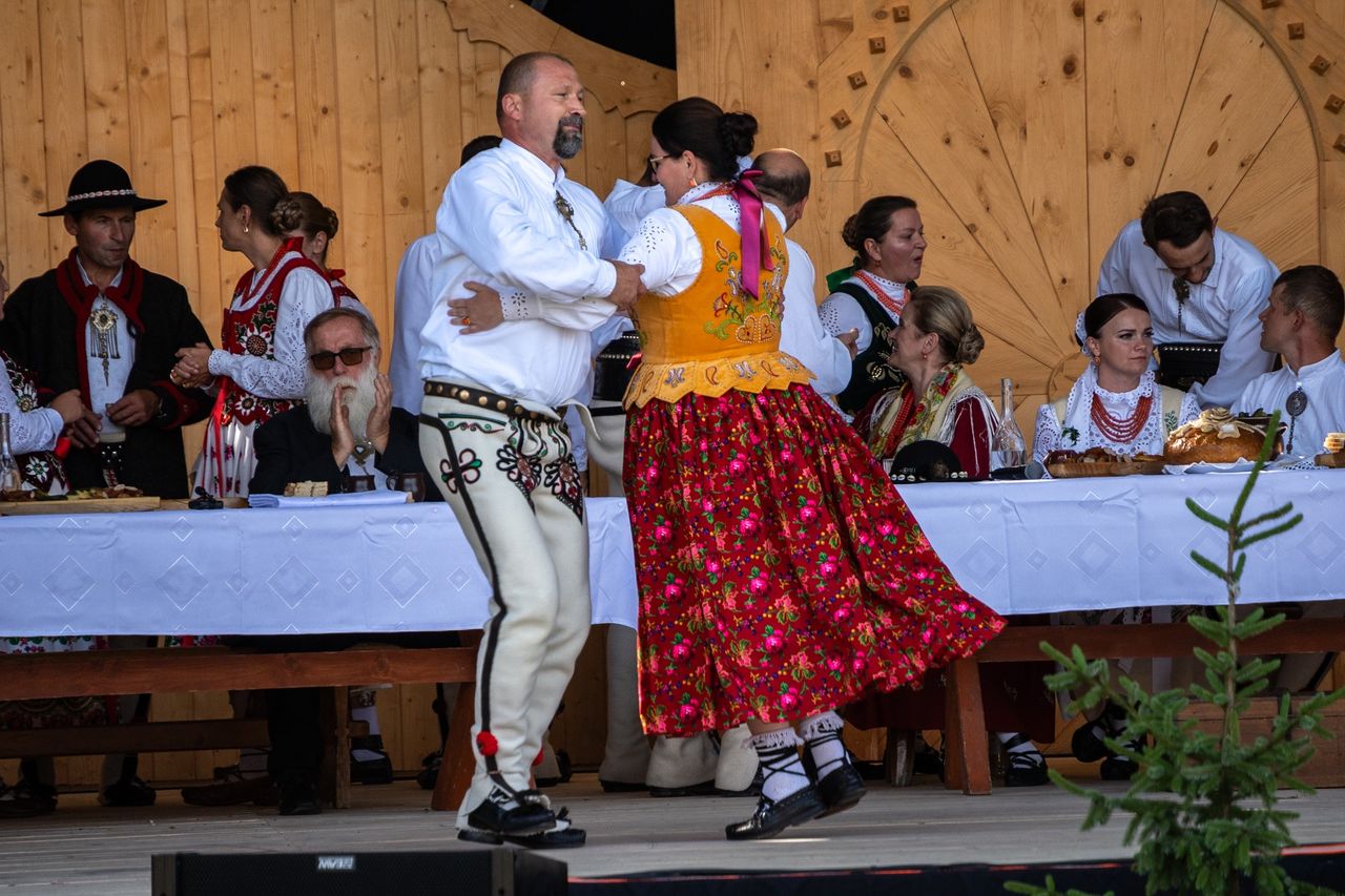 Góralskie wesele podczas festiwalu w Zakopanem