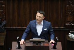 Zawstydzony Mentzen. Konsternacja na mównicy