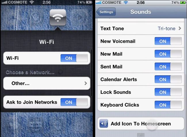 Dowolne ustawienia iOS na home screenie [wideo]