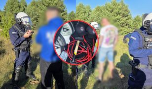Ustawka na opuszczonej stacji benzynowej. Zatrzymano 95 pseudokibiców
