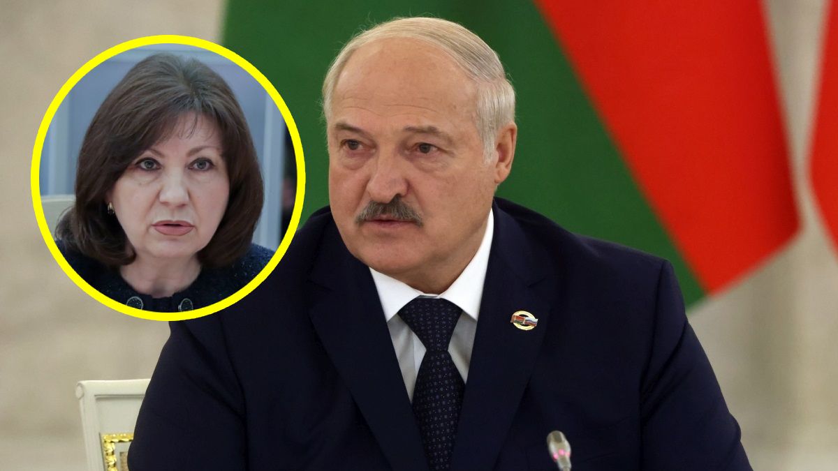 Natalija Kaczanawa i prezydent Aleksandr Łukaszenka