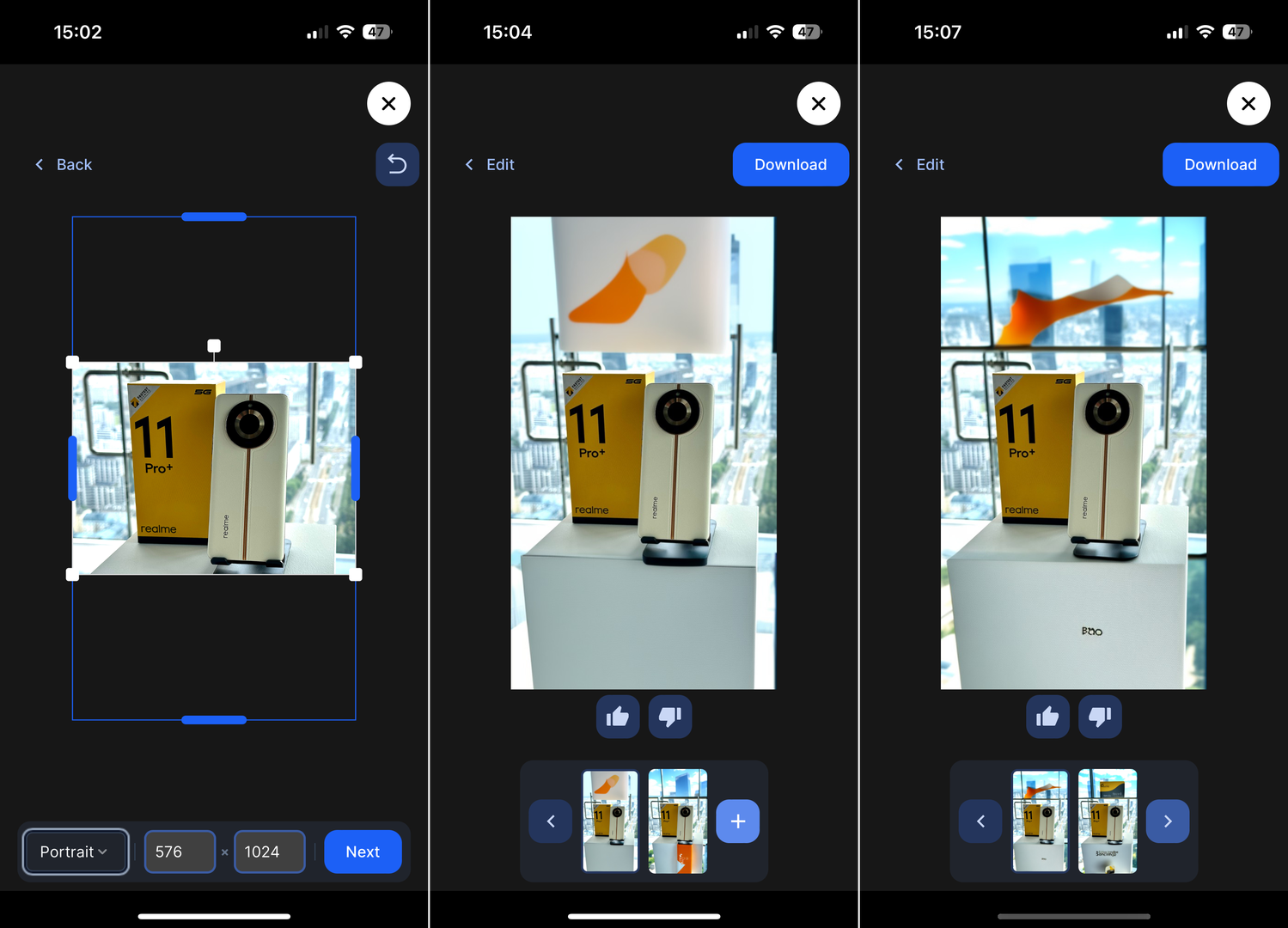 ClipDrop Uncrop na iOS