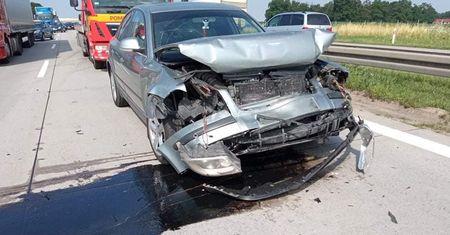 Wrocław. Autostrada A4 zablokowana. Stworzył się ogromny korek