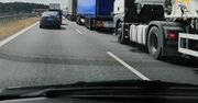 Częstochowa: Poważny wypadek i całkowita blokada autostrady A1. Dwie osoby zostały przewiezione do szpitala