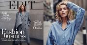 Anja Rubik w stylizacjach na "modną bizneswoman"