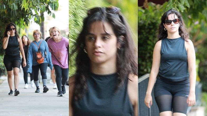 Smutna Camila Cabello na spacerze z rodziną