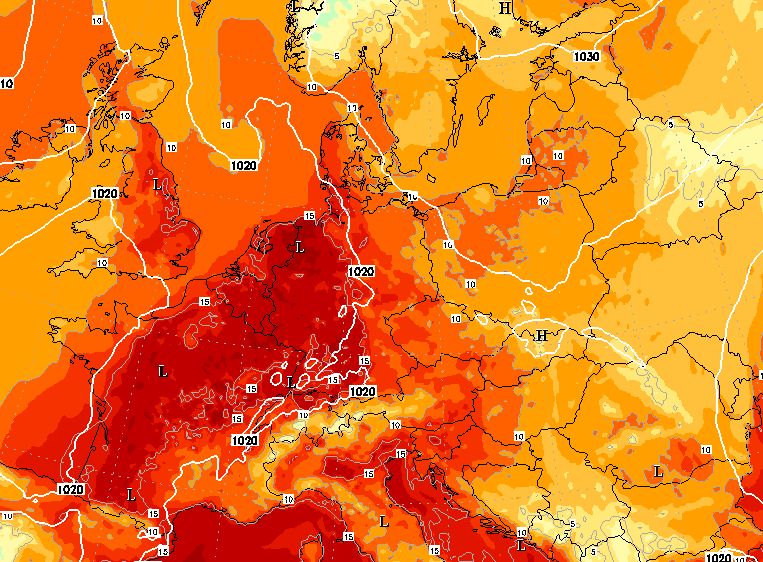 Upały w Europie. Wyż Waltraud przynosi też ciepło do Polski