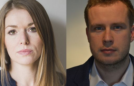 Paulina Obelinda i Michał Mazur w agencji Komunikacja Plus