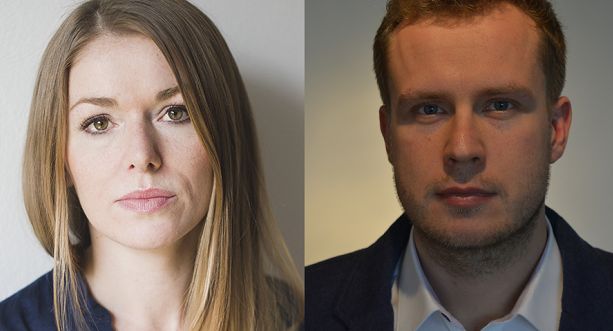 Paulina Obelinda i Michał Mazur w agencji Komunikacja Plus