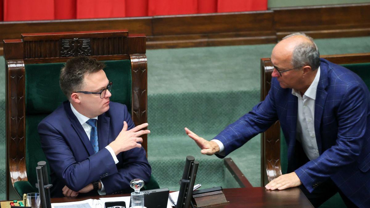 Szymon Hołownia i Włodzimierz Czarzasty 