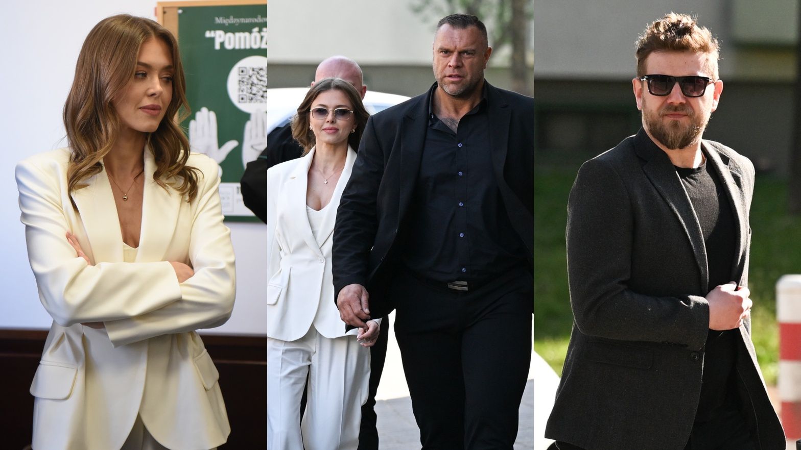 Joanna Opozda i Antoni Królikowski przed rozprawą rozwodową