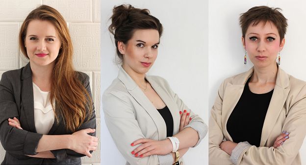Aleksandra Staszewska, Magdalena Dymek i Katarzyna Zielińska w Triple PR