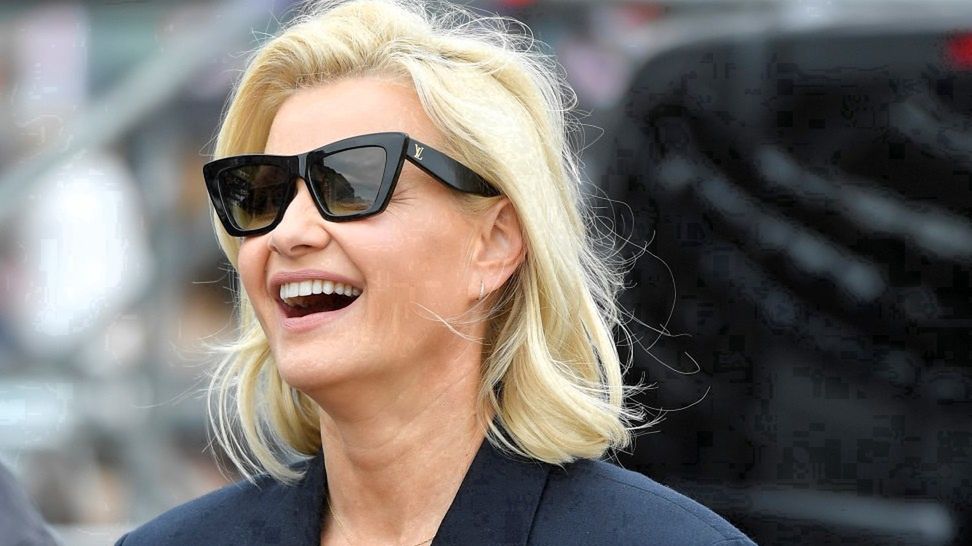 Małgorzata Kożuchowska nosi modne jeansy 