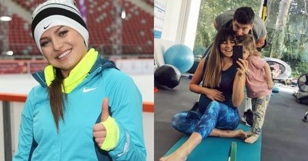 Zaszyci w domowym zaciszu Lewandowscy pozdrawiają z porannego treningu na macie (FOTO)