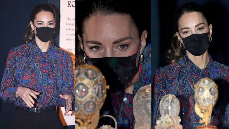 Kate Middleton podziwia jaja Faberge