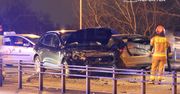 Warszawa: Grota-Roweckiego sparaliżowany po zderzeniu pojazdów