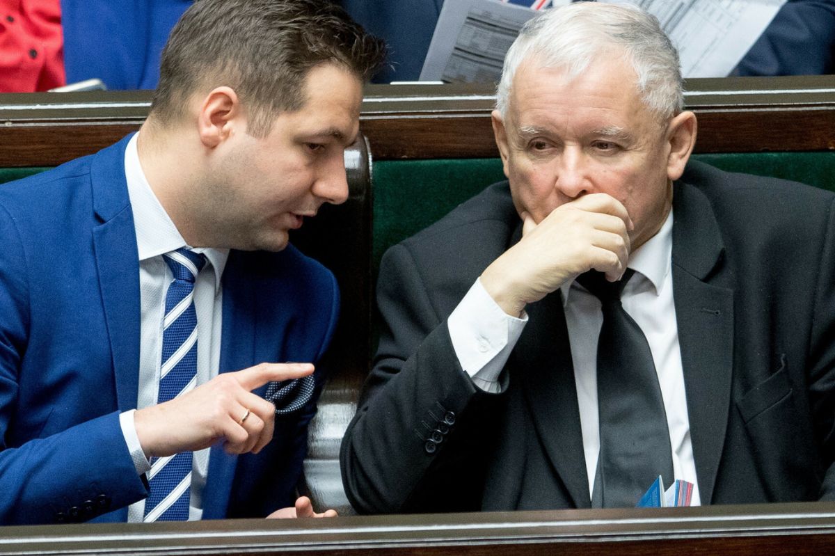 Patryk Jaki i Jarosław Kaczyński pojawili się na nagraniu PO