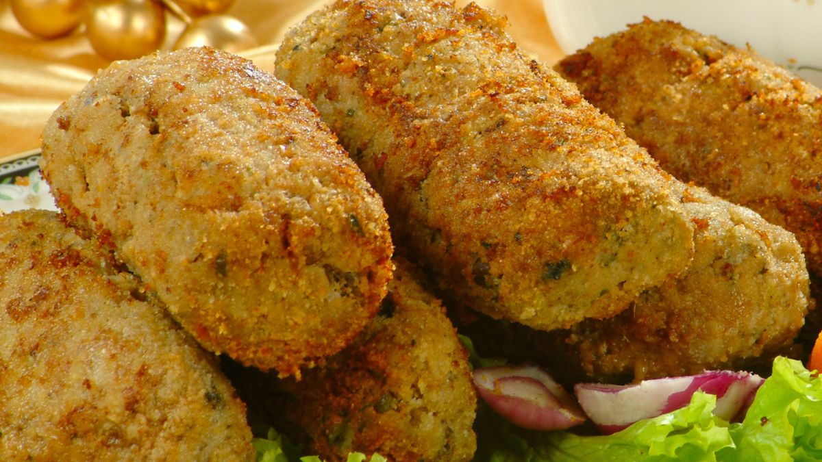 Krokiety z nadzieniem pieczarkowo-jajecznym