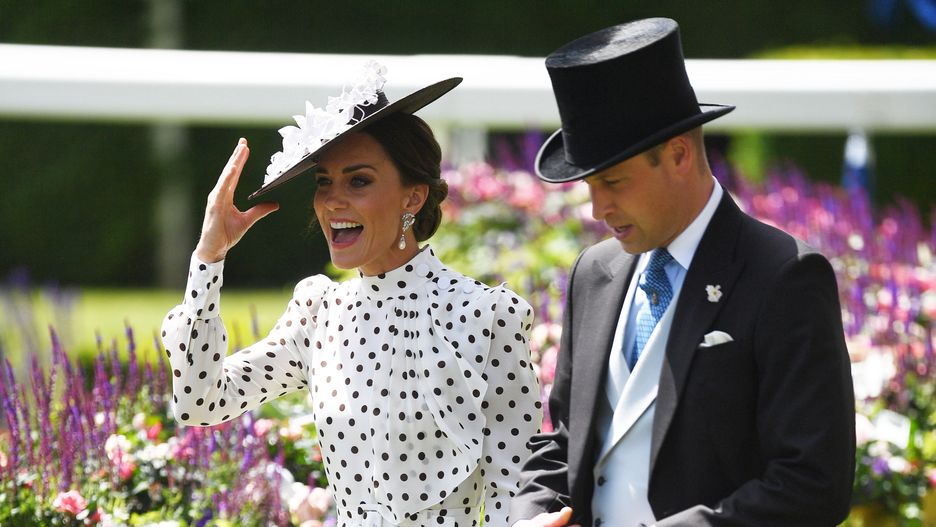 Książę William i księżna Kate na królewskich wyścigach konnych w Ascot 