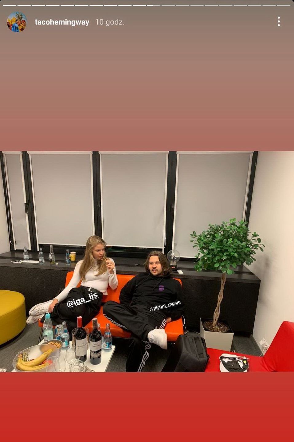 Taco Hemingway dzieli się prywatnymi zdjęciami na Instagramie