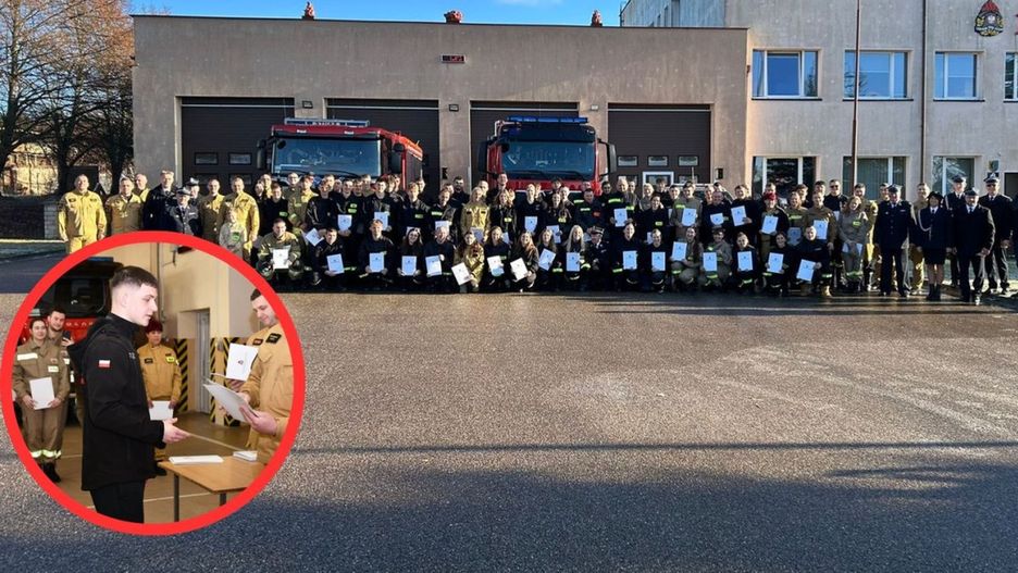 Aż 75 strażaków ukończyło kurs organizowany przez komendę powiatową PSP