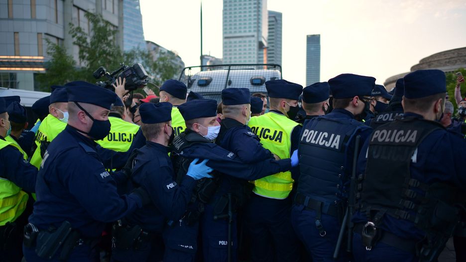 Według opozycji, akcja policji podczas strajku przedsiębiorców była bardzo brutalna