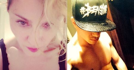Madonna chwali się 26-LETNIM KOCHANKIEM... i bielizną! (FOTO)