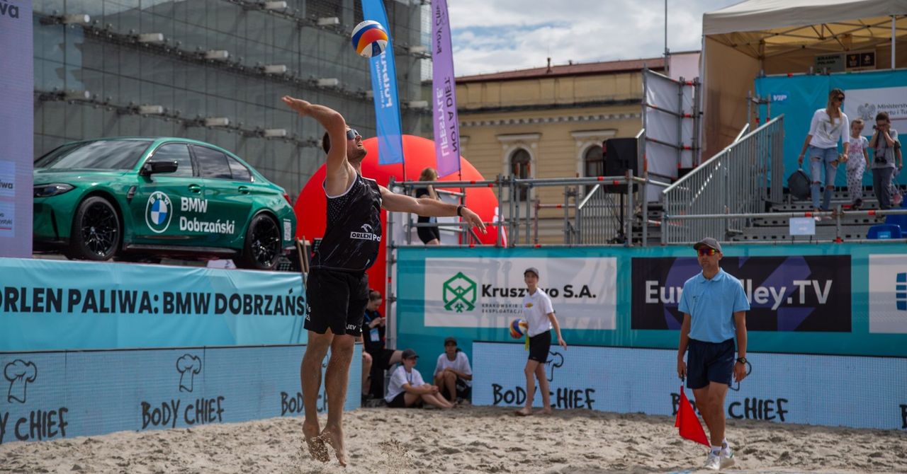 Święto siatkówki plażowej w Krakowie. W centrum miasta rozegrany zostanie turniej VW Beach Pro Tour Futures