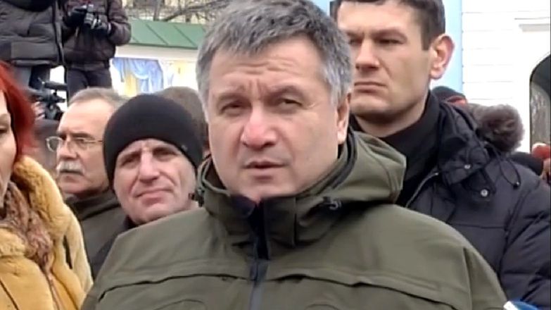 Były szef ukraińskiego MSW, Arsen Awakow. On i wielu urzędników znalazło się pod lupą SBU