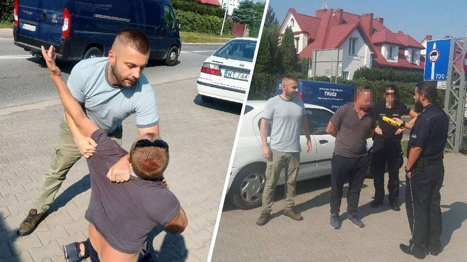 Aktor Adrian Kłos zatrzymał pijanego kierowcę