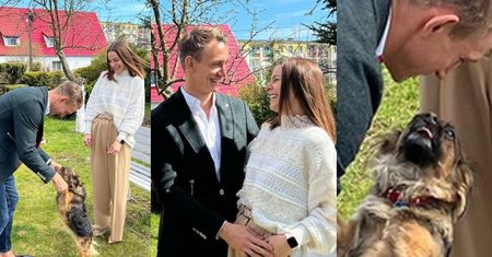 Paulina Nowicka i jej niesforny futrzak spędzają pierwszą Wielkanoc z Jakubem Rzeźniczakiem (ZDJĘCIA)
