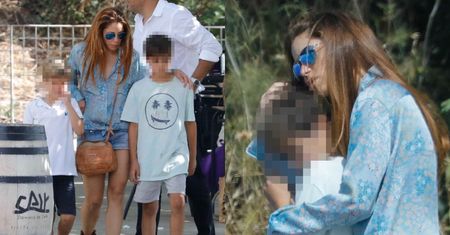 Przygnębiona Shakira tuli synów na spacerze w Barcelonie (ZDJĘCIA)