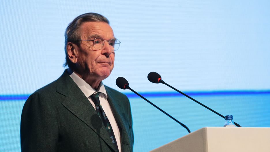 12th Antalya Energy Summit in Turkiye
ANTALYA, TURKIYE - NOVEMBER 21: Former Chancellor of Germany, Gerhard Schroeder speaks at the 12th Antalya Energy Summit, organized by Turkish ministry of energy and natural resources with the theme of "Energy and Geopolitics Special" in Antalya, Turkiye on November 21, 2022. Event includes sessions on natural gas exploration, production and investments, local electricity and LNG markets, renewable energy investments and EVs. (Photo by Orhan Cicek/Anadolu Agency via Getty Images)
Anadolu Agency
energy, resource, turkiye
