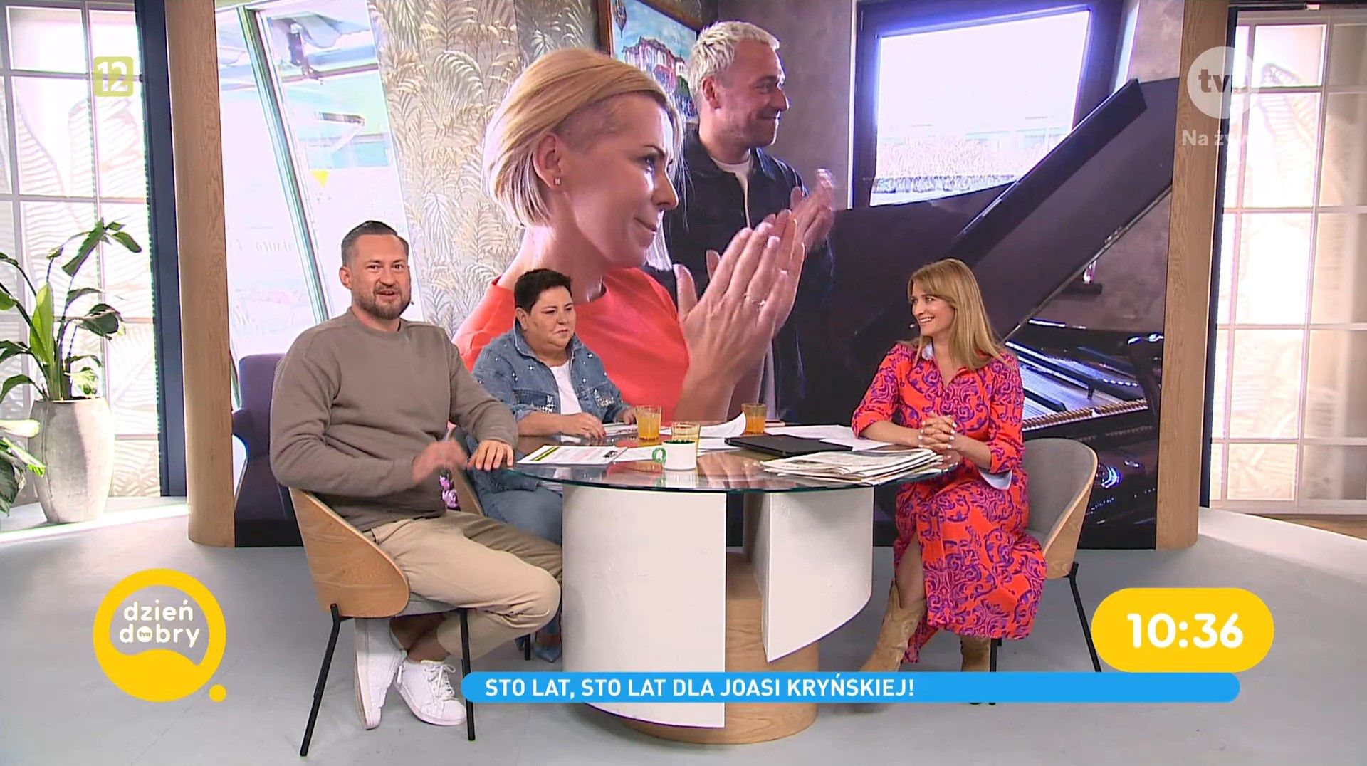 Kadr z programu "Dzień Dobry TVN"