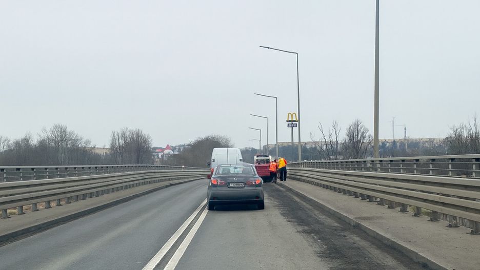 Most na DW618 w Pułtusku, którego stan techniczny oceniono jako przedawaryjny