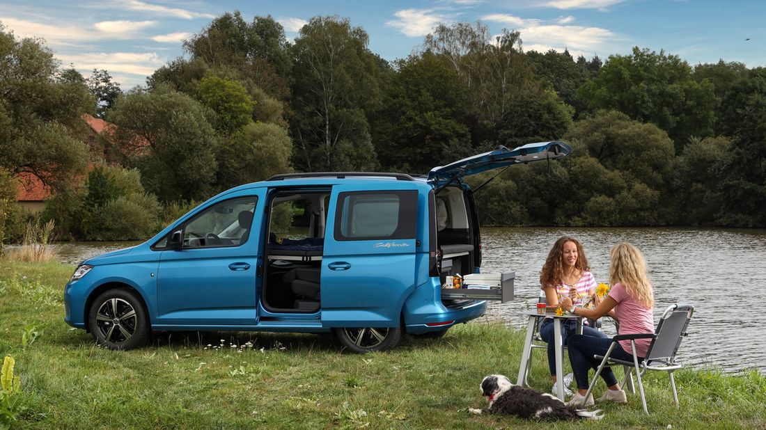 Volkswagen Caddy California pokazany. To idealne auto na wypad za miasto