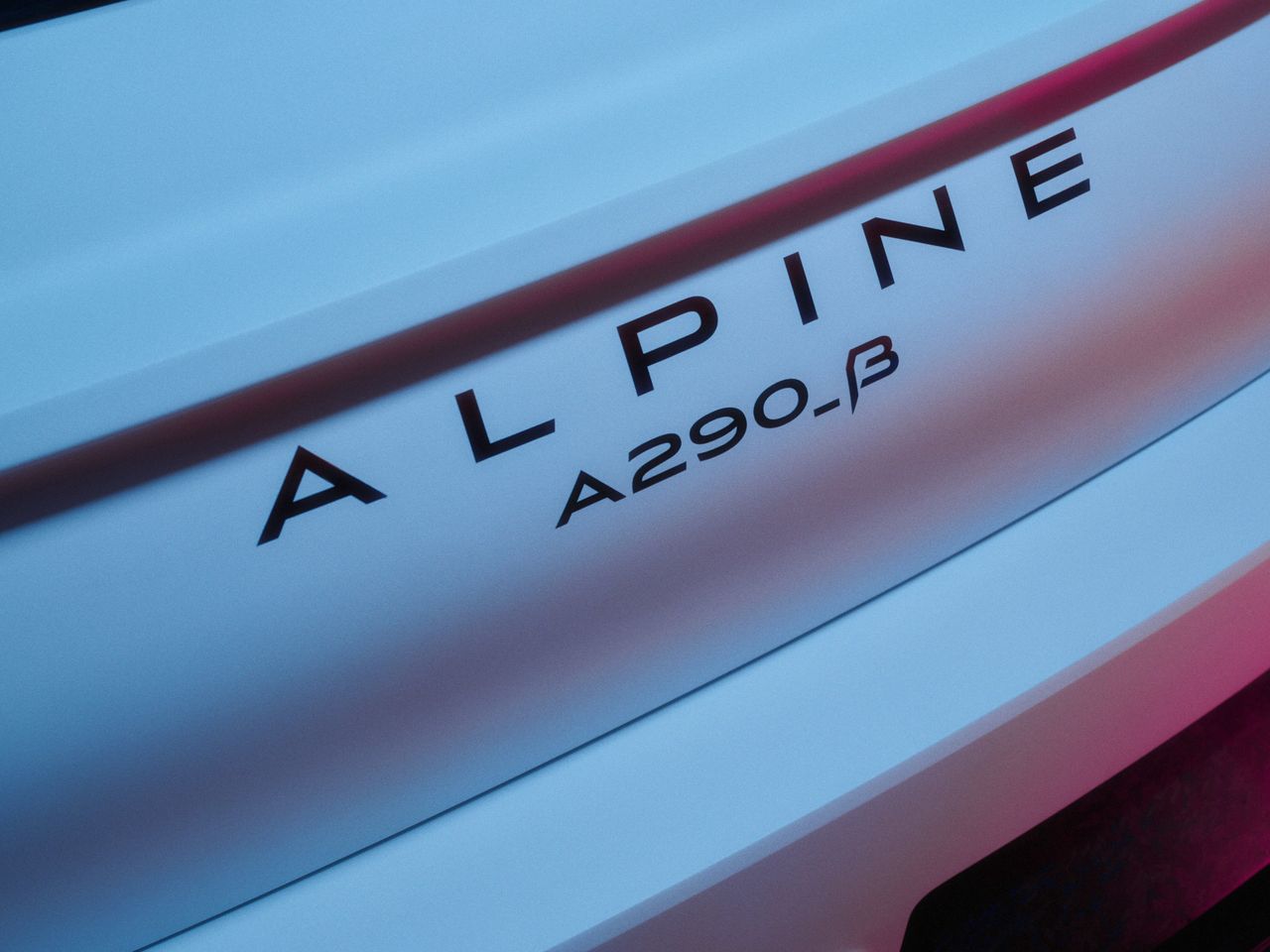 Alpine A290_β show car