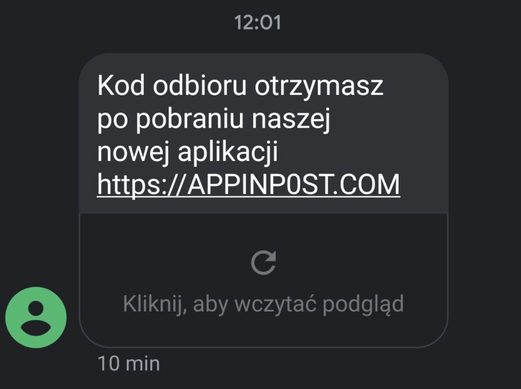 Fałszywe SMS-y od InPostu. Nie klikaj, bo możesz stracić pieniądze 2