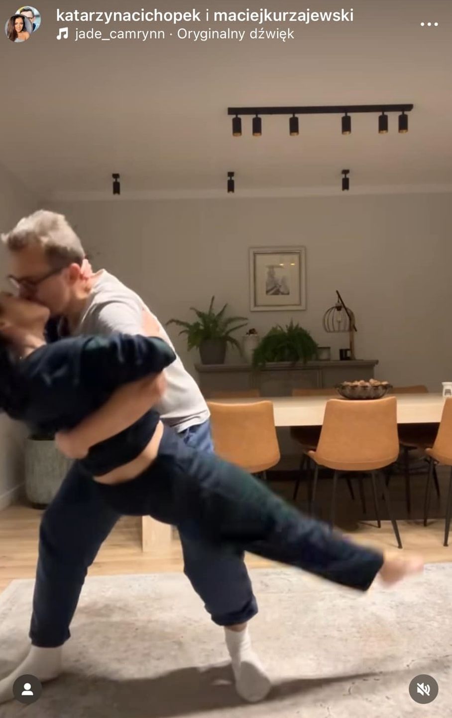 Taniec Katarzyny Cichopek i Macieja Kurzajewskiego 