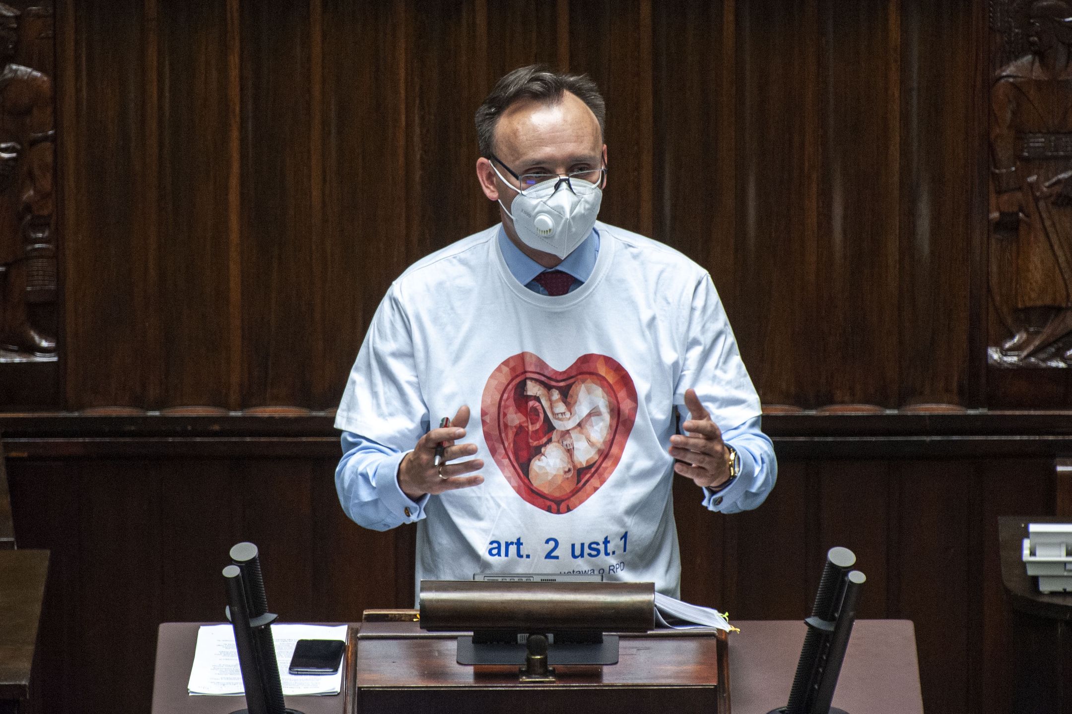 Aborcja na życzenie? Rzecznik Praw Dziecka: Zrzekłbym się swojej funkcji. Na zdjęciu Mikołaj Pawlak podczas składania w Sejmie sprawozdania za działalność za 2020 rok 
