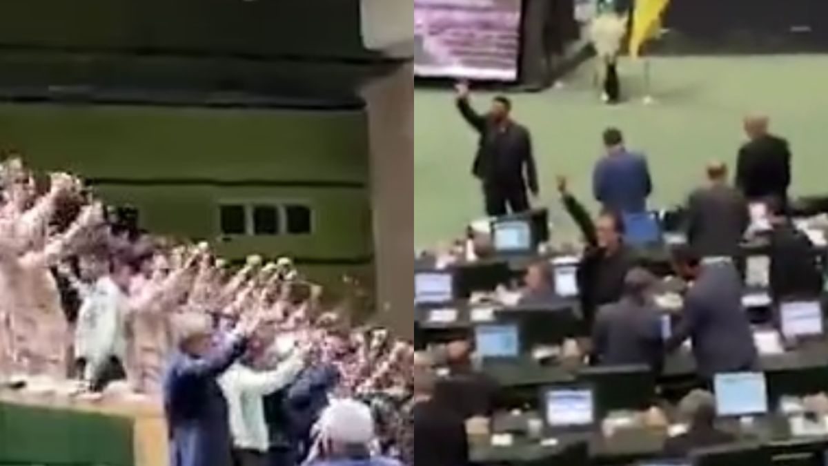 "Śmierć Ameryce!" skandowali irańscy politycy