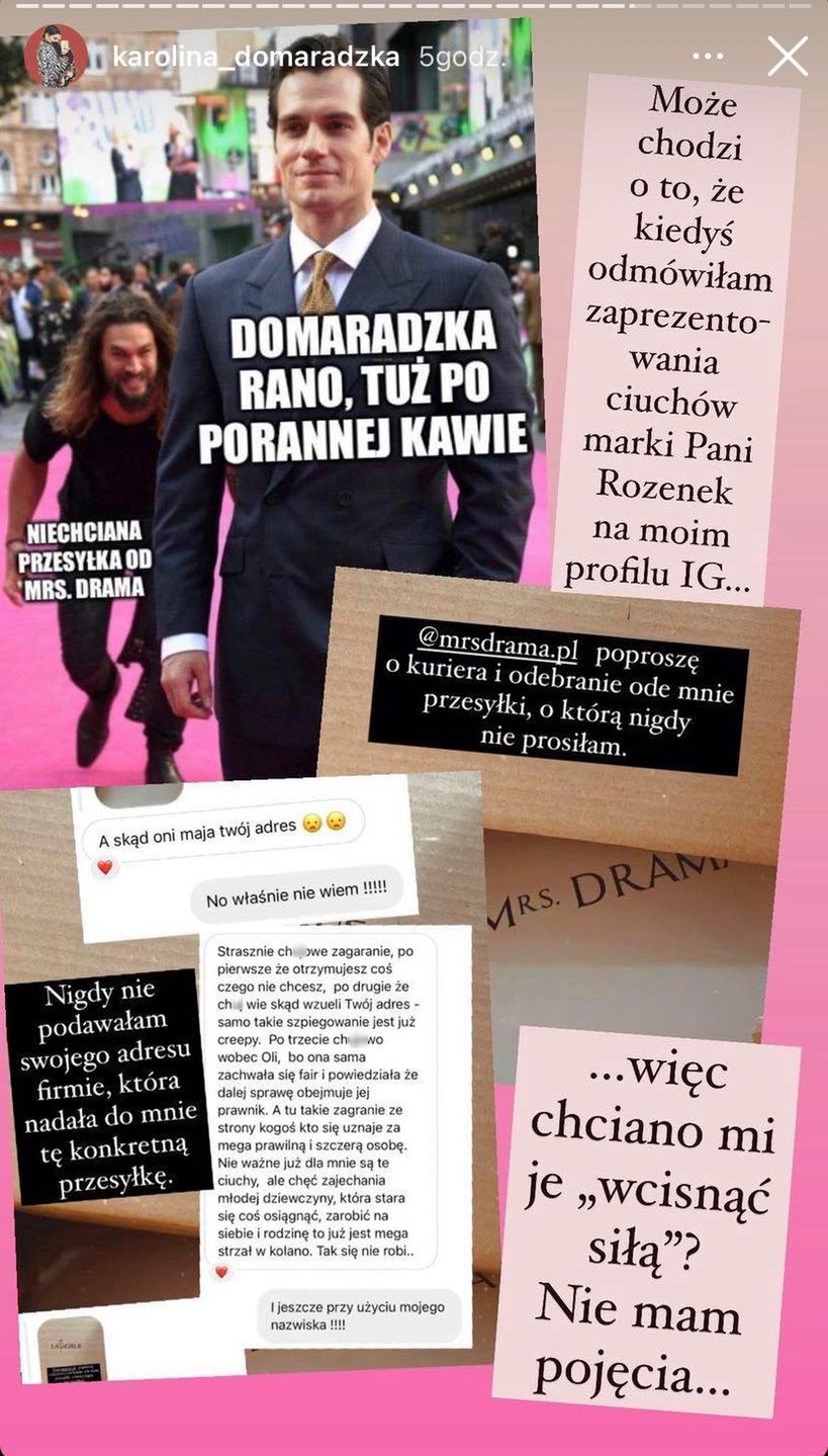 Wpis Karoliny Domaradzkiej