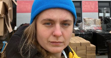 Jana Shostak pracuje na przejściu granicznym w Medyce. "Szykujemy się na ciężką noc"