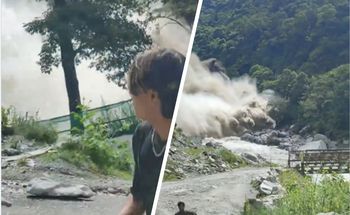 Nepalczyk oszukał przeznaczenie. Nagrywał nadejście fali