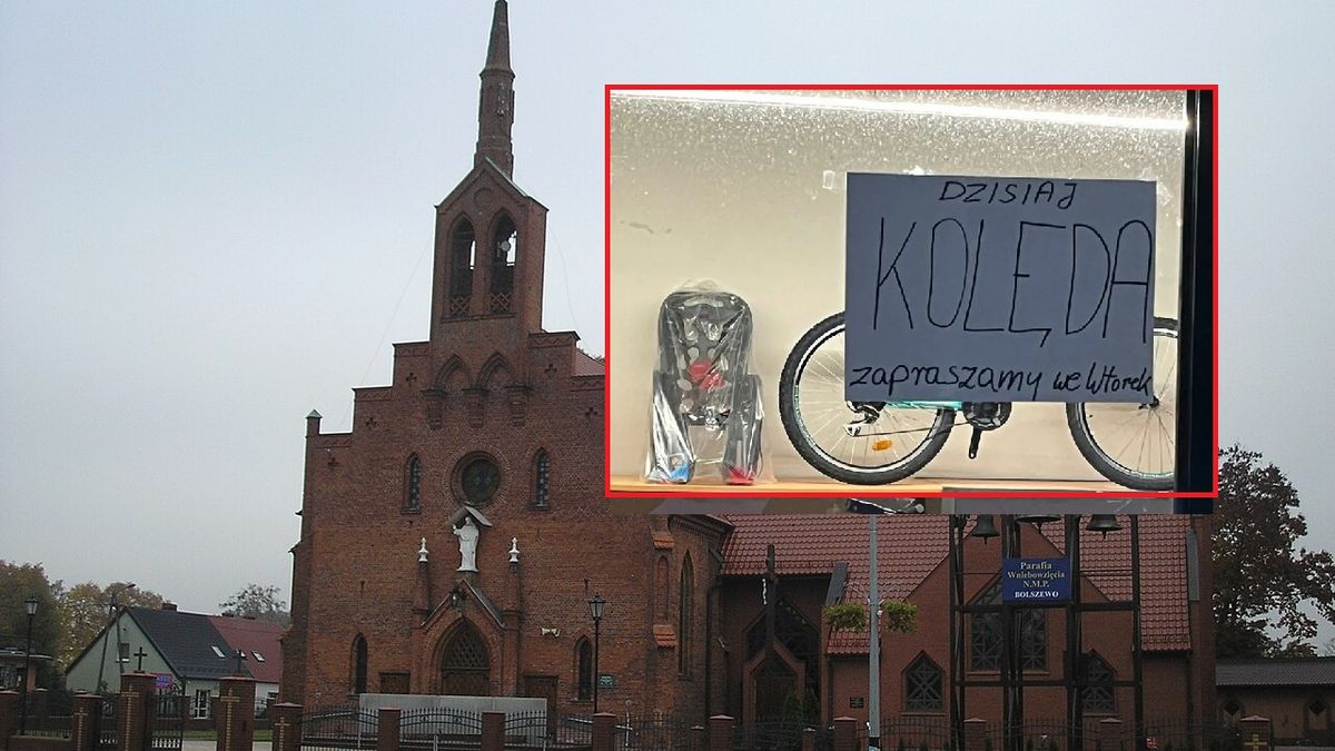 Duchowni ucieszyli się na widok kartki w sklepie