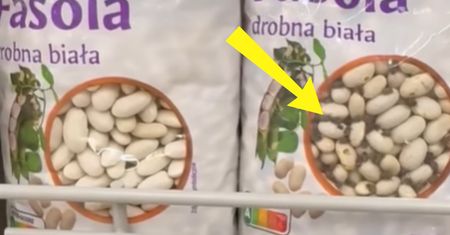 Taki widok w sklepie Auchan. Natychmiast zaczęła nagrywać