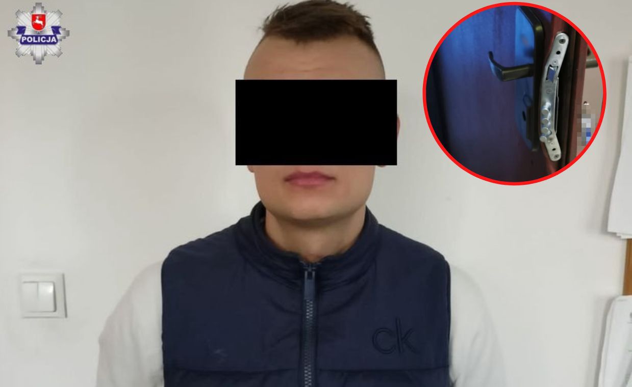 29-latek ukrywał się pod stertą ubrań. Był poszukiwany przez policję